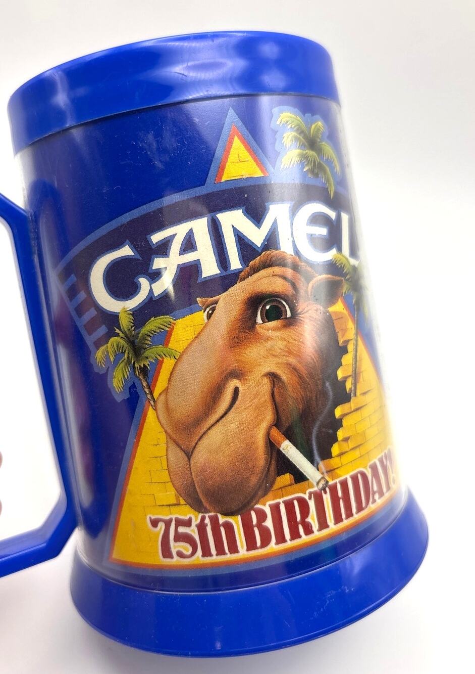 Vintage Joe Camel Cigarettes 75th Anniversary Mug Thermo-Serv 1988 Collectible